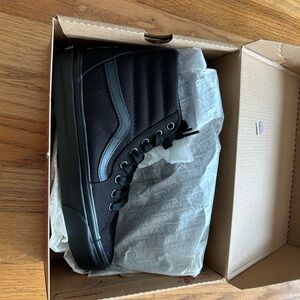 Brand-New Vans Women’s Black High-Top Sneakers